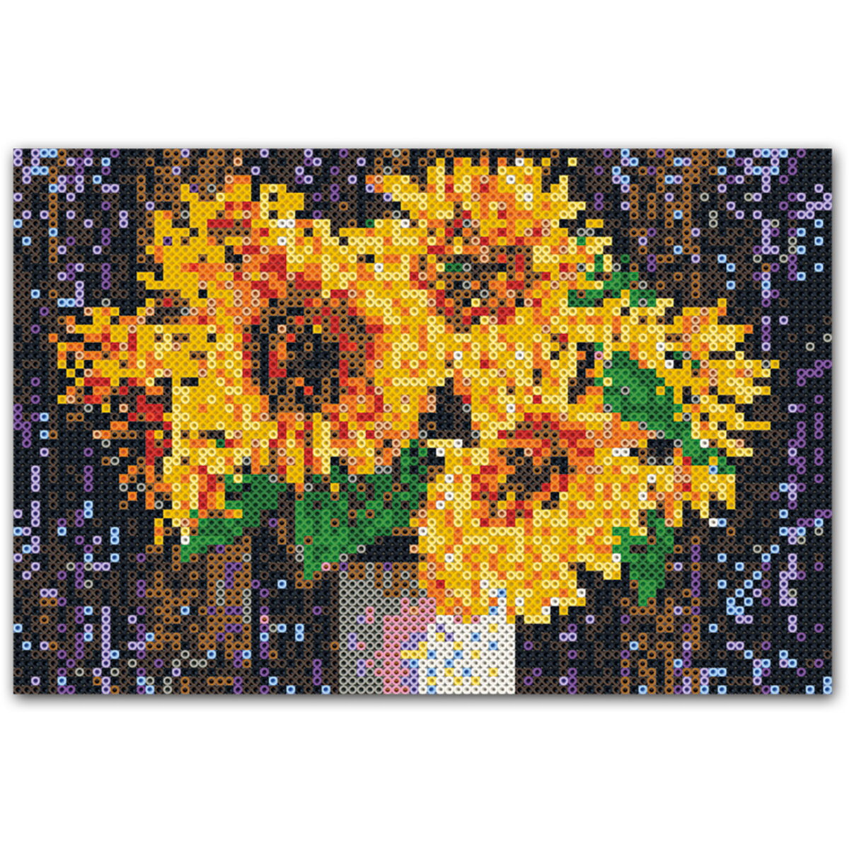 Jucarie Creativa Set margele de calcat Beedz Art - Floarea soarelui