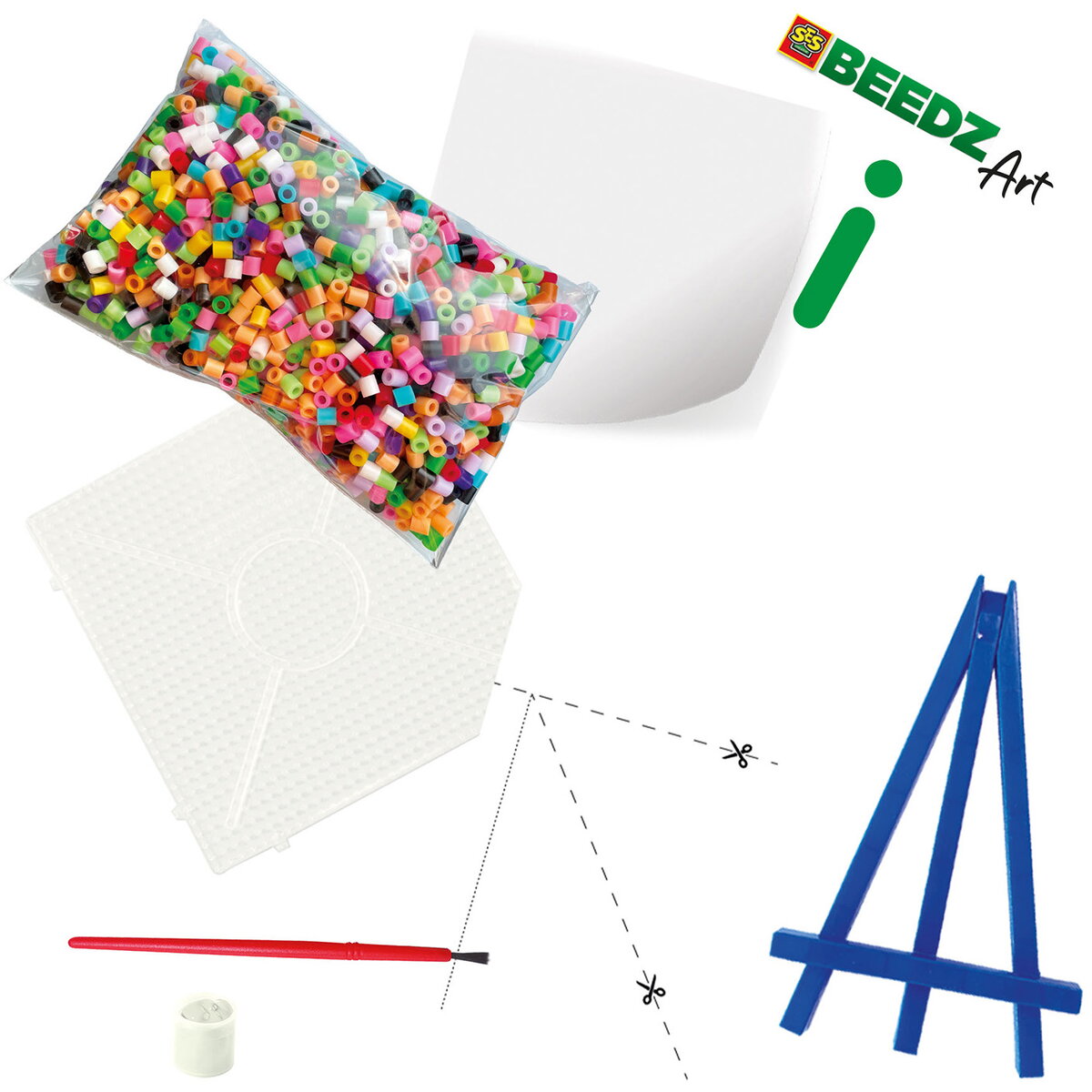 Jucarie Creativa Set margele de calcat Beedz Art – Mini artist Frida