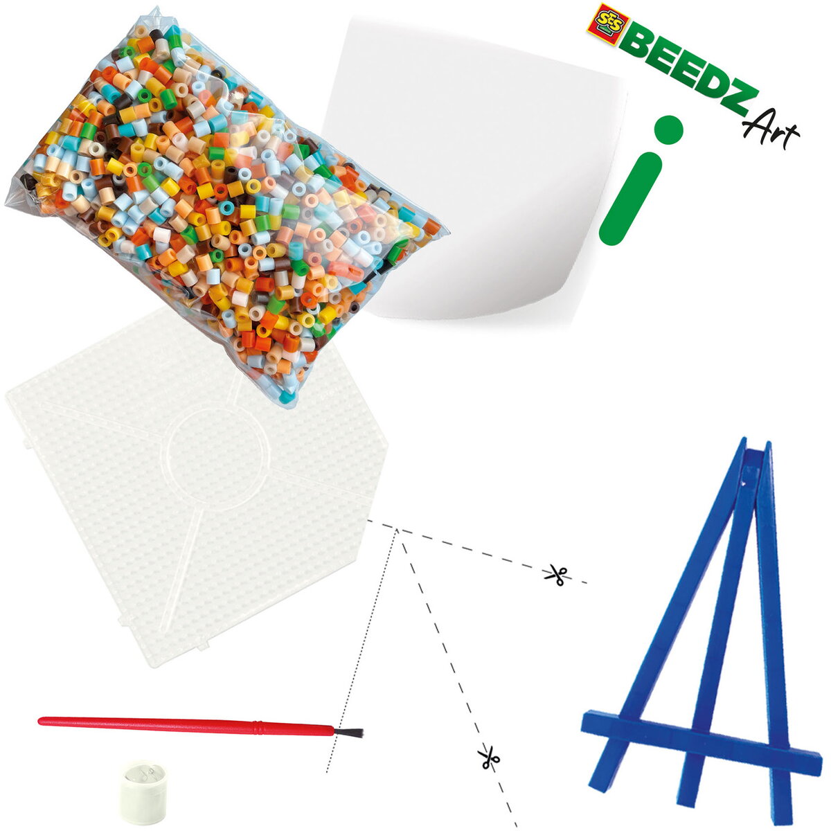 Jucarie Creativa Set margele de calcat Beedz Art – Mini artist Vincent