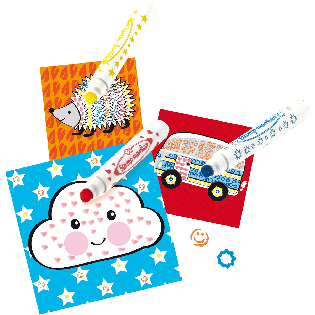 Jucarie Creativa Stampilam cu markere