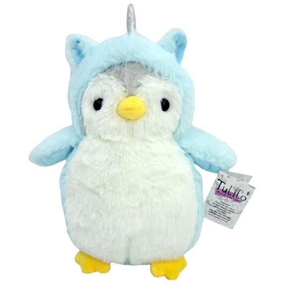 Jucarie de Plush Roman penguin blue 20 cm