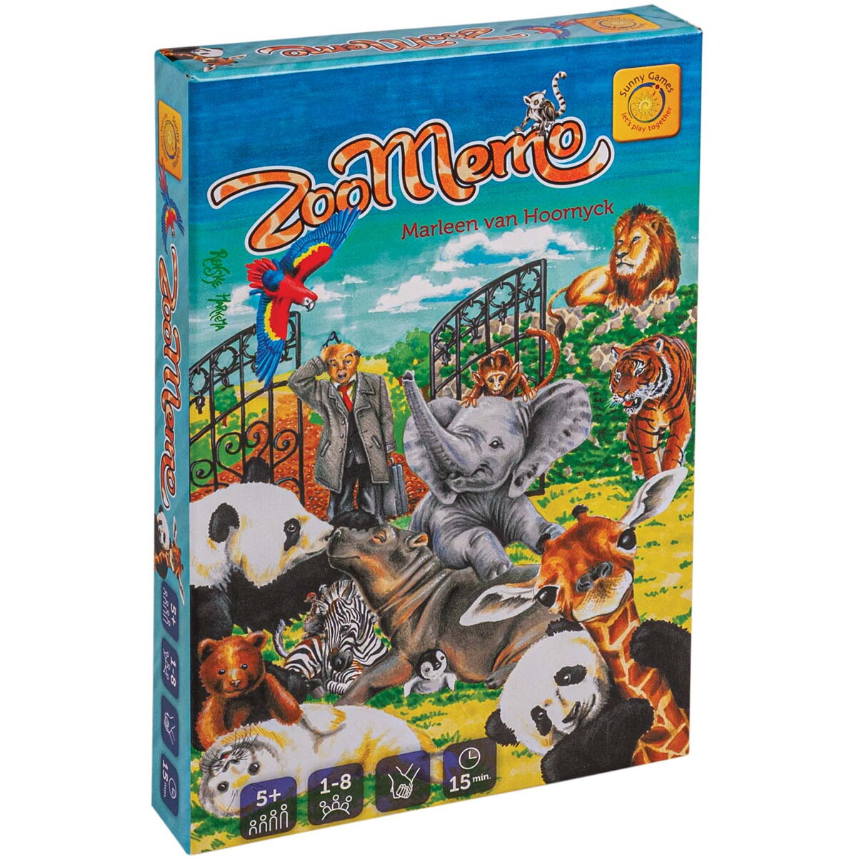 Jucarie Educationala Joc cooperativ de memorie - Gradina Zoo (ZooMemo)