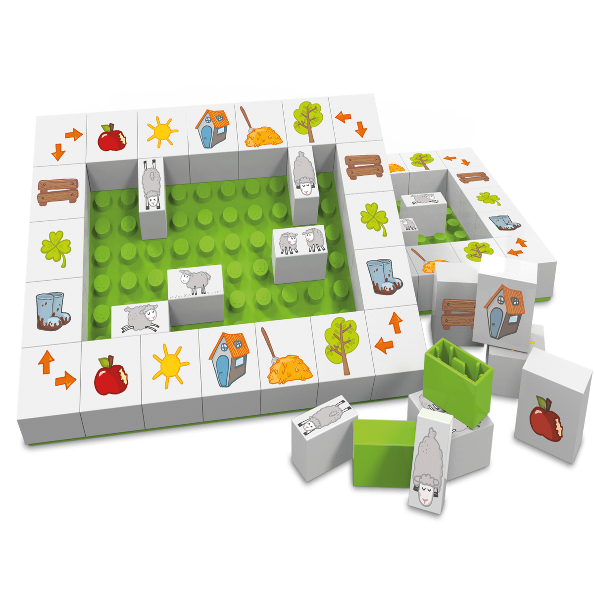 Jucarie Educationala Joc Gaseste oile Hubelino (82 piese)