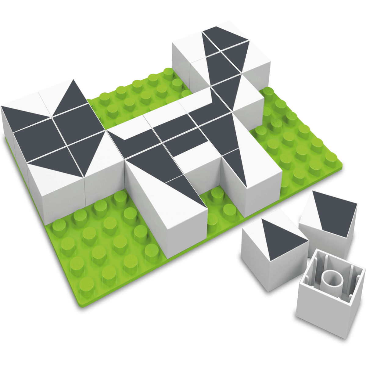 Jucarie Educationala Joc Tangram Hubelino (36 piese)