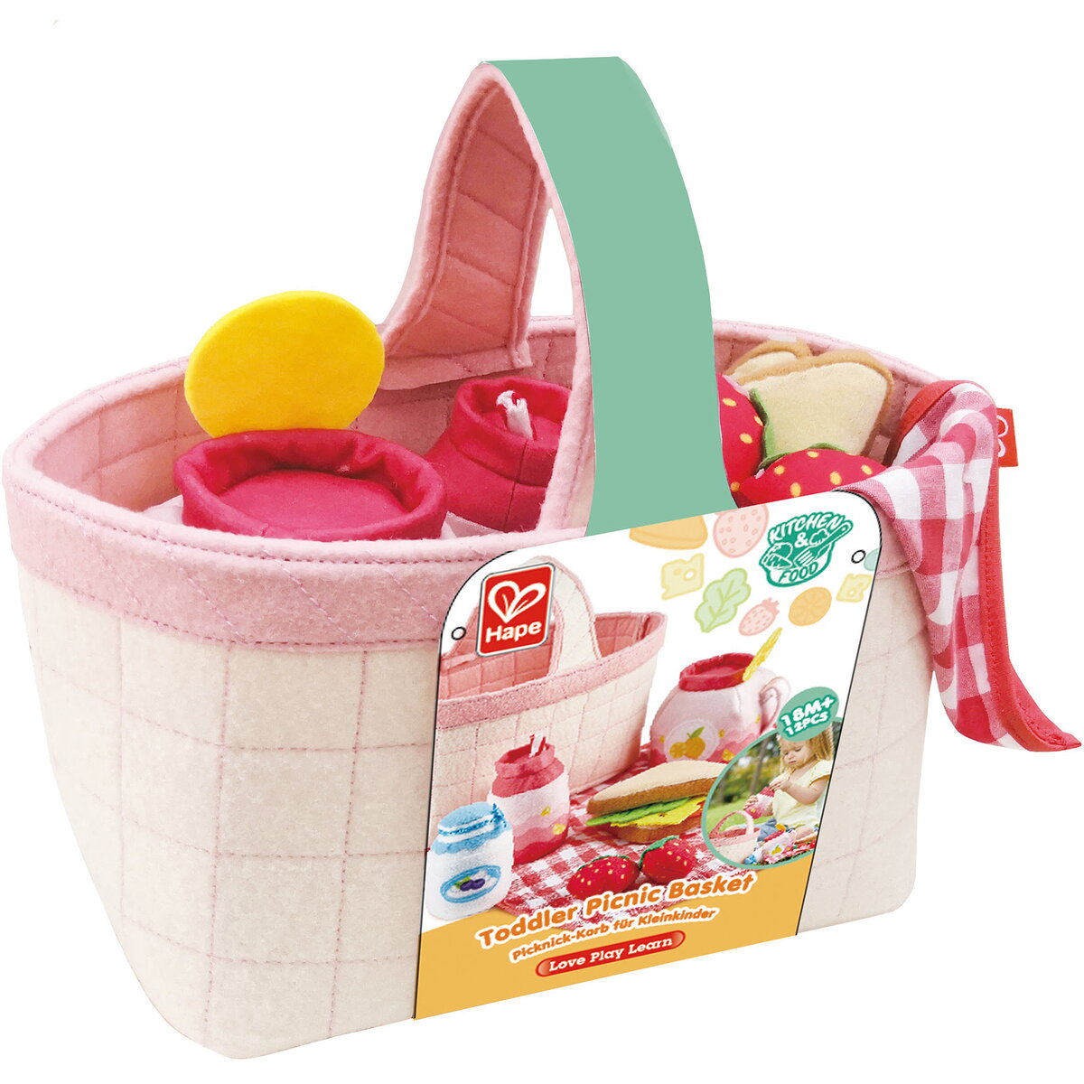 Jucarie Educationala Jucarie - Cosulet de picnic (14 piese)