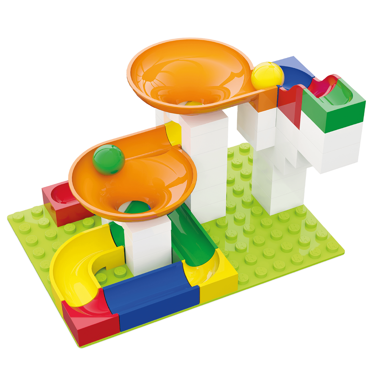 Jucarie Educationala Jucarie copii Marble Run Hubelino - extensie twister (44 piese)