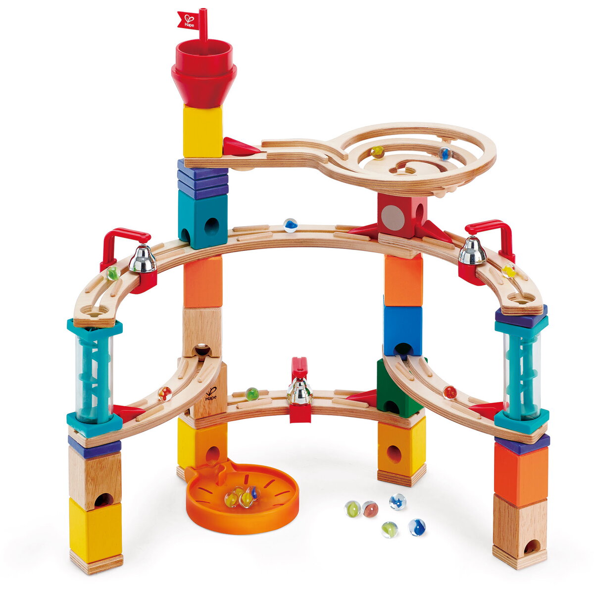 Jucarie Educationala Jucarie copii Quadrilla - circuit cu bile - Evadeaza din Castel (102 piese)