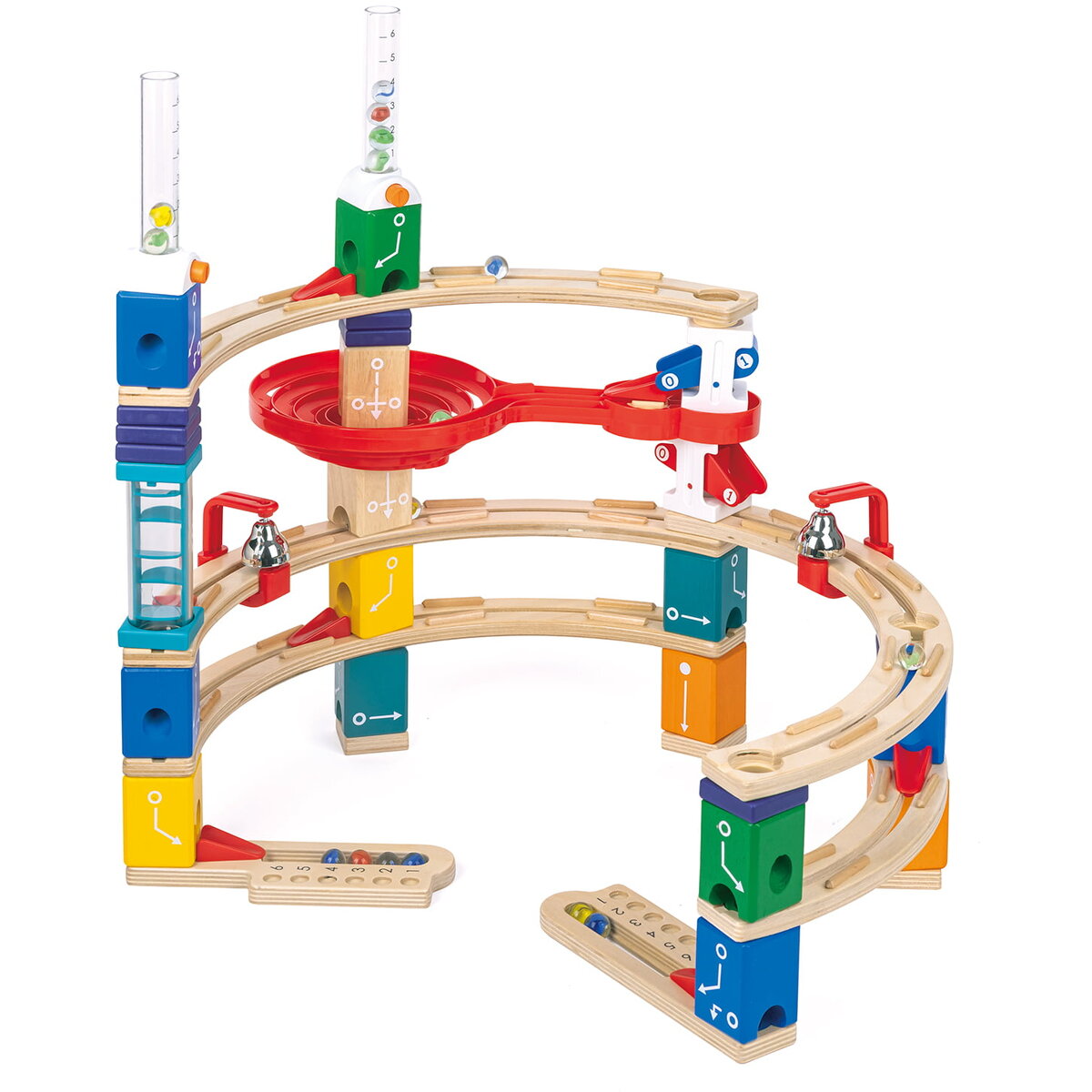 Jucarie Educationala Jucarie copii Quadrilla - circuit cu bile - Set de codare avansat (159 piese)