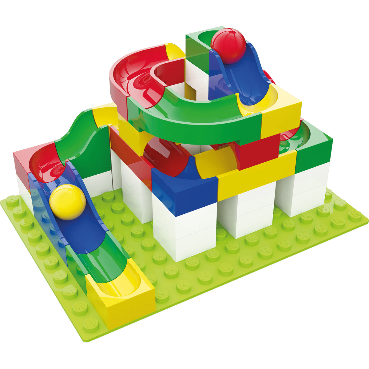 Jucarie Educationala Jucarie de construit pentru copii Marble Run Hubelino (45 piese)