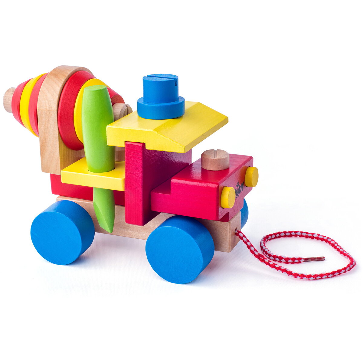 Jucarie Educationala Jucarie din lemn - Betoniera de asamblat