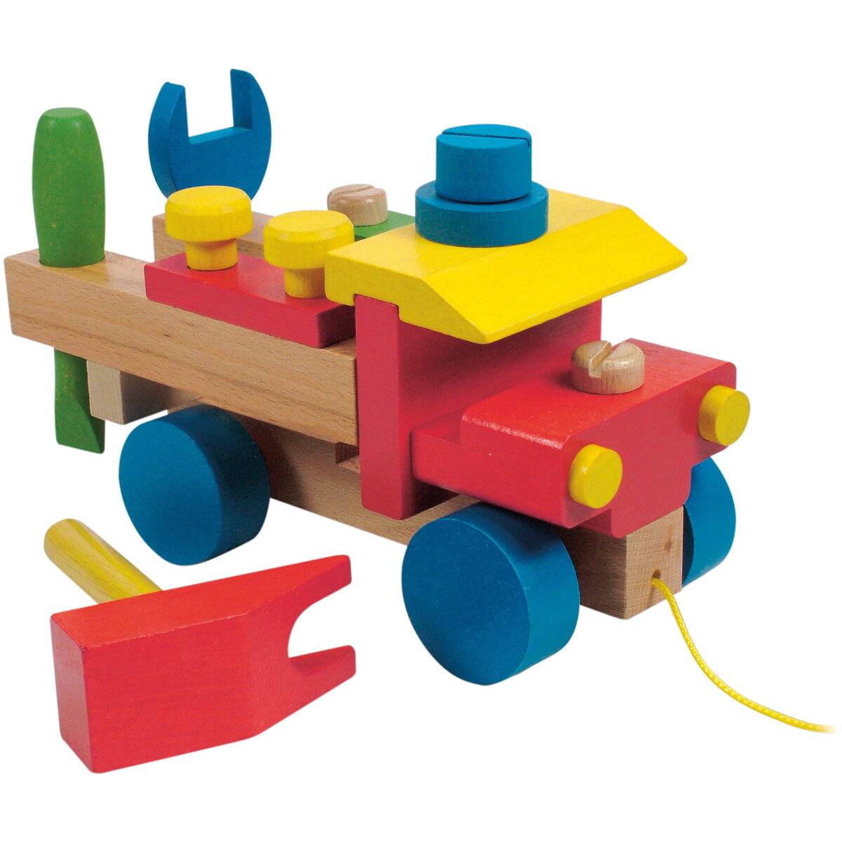 Jucarie Educationala Jucarie din lemn - Camion de asamblat