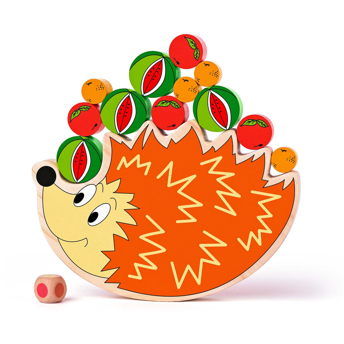 Jucarie Educationala Jucarie din lemn - Joc de echilibru ariciul