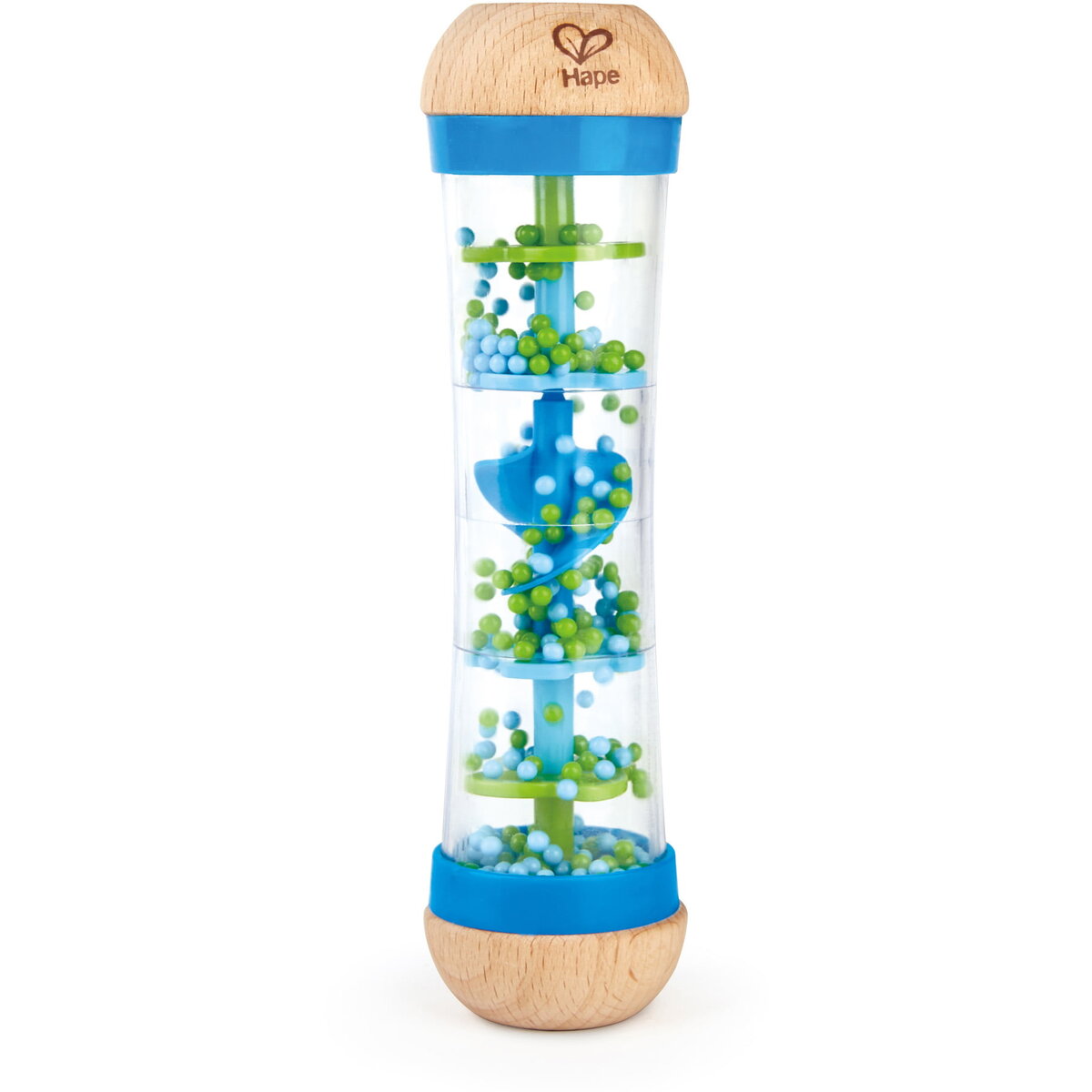 Jucarie Educationala Jucarie din lemn - Picaturi de ploaie, albastru