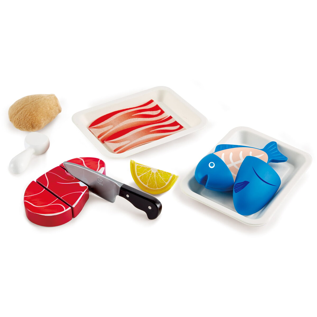 Jucarie Educationala Jucarie din lemn - Proteine de taiat