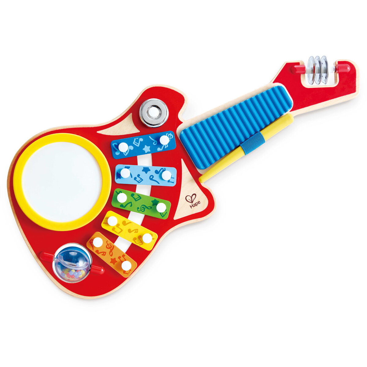 Jucarie Educationala Jucarie din lemn - Set muzica 6 in 1