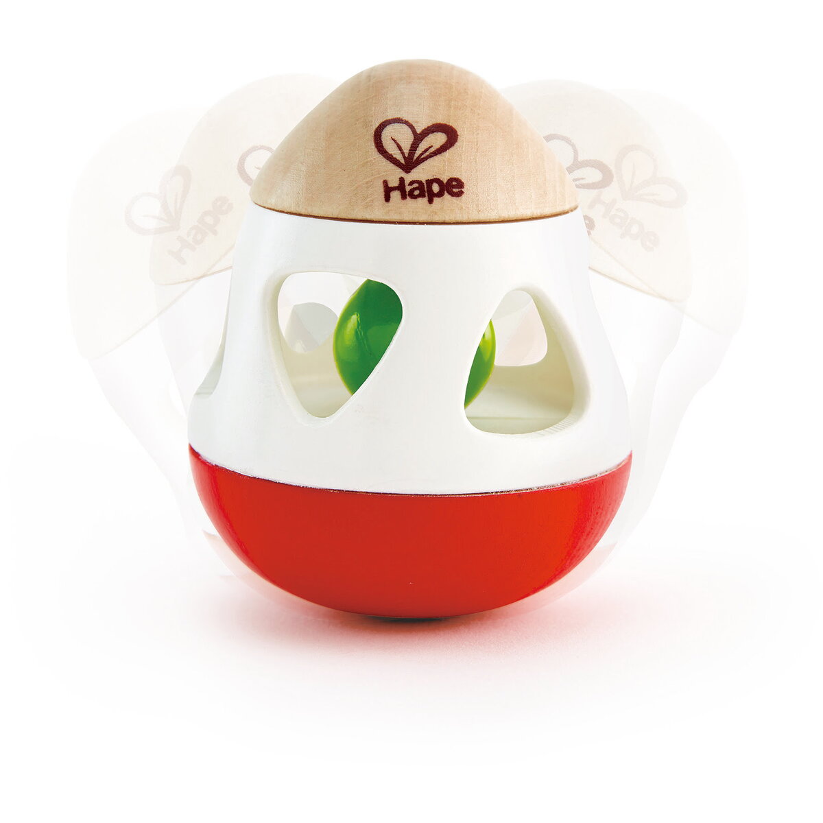 Jucarie Educationala Jucarie din lemn - Zornaitoare cu clopotel