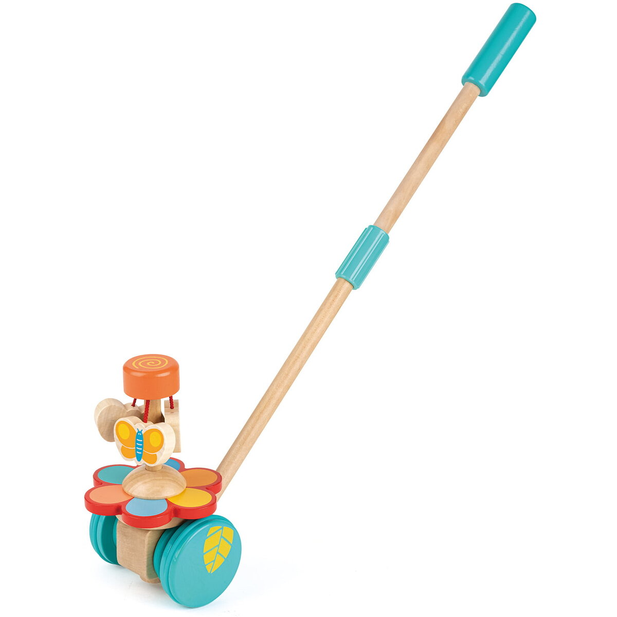 Jucarie Educationala Jucarie din lemn de impins - Fluturi dansatori