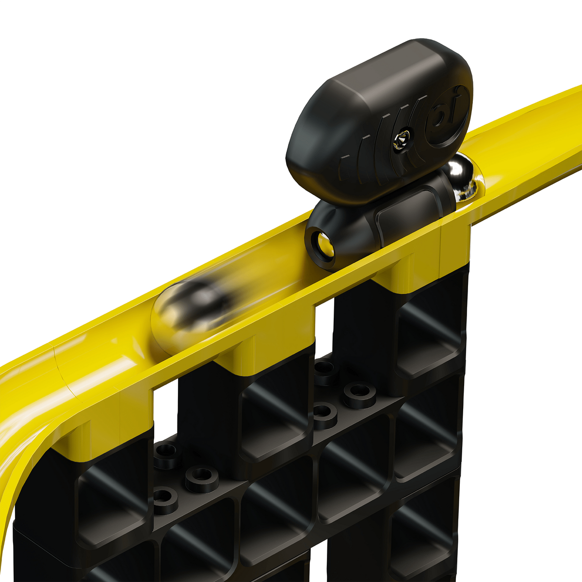 Jucarie Educationala Jucarie Marble Run Pi tunuri magnetice Hubelino (70 piese)