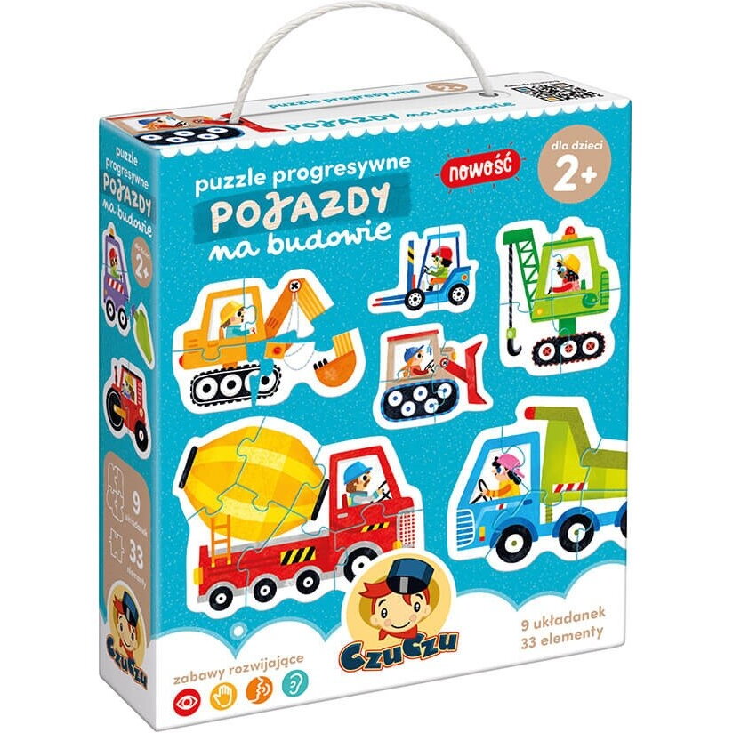 Jucarie Educationala Progressive  - Vehicles under construcion site 1842