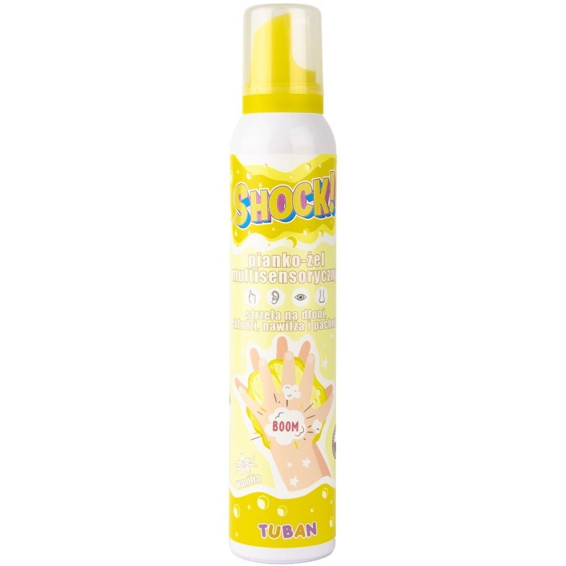 Jucarie Educativa SHOCK Multisensor y foam-gel 200ml Vanill