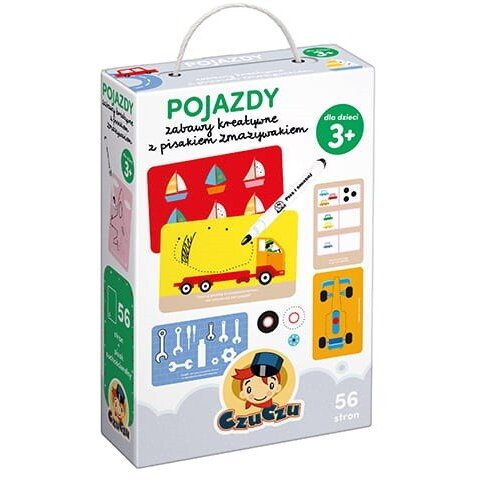 Jucarie Educativa Vehicles Creative fun with a pen