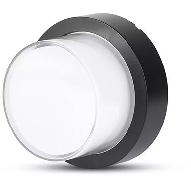 LAMPA LED 12W IP65 3000K ALB CALD - NEGRU