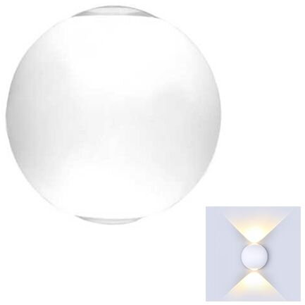 LAMPA LED 6W 4000K ALB NEUTRU - ALB