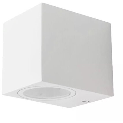 LAMPA PERETE SOCLU GU10  IP44 - ALB