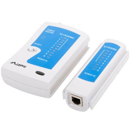 Lanberg NT-0401 network cable tester UTP/STP cable tester Blue, White