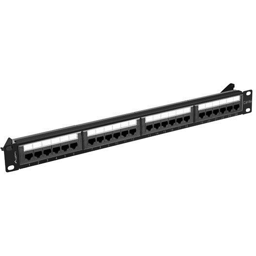 Patch Panel 19 inch 24 porturi Black