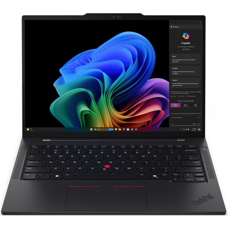 Laptop ThinkPad T14s G6 Qualcomm Snapdragon X Elite 14inch WUXGA AG Touch 32GB 1TB  Windows 11 Pro Negru