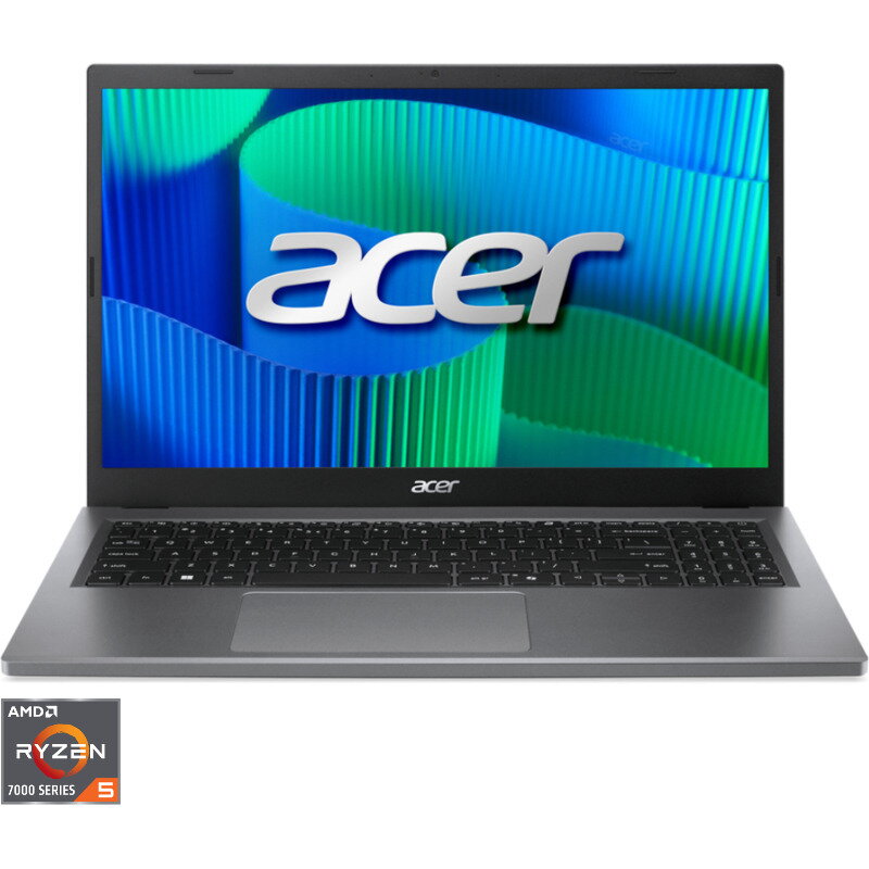 Laptop Extensa 15 FHD 15.6 inch AMD Ryzen 5 7520U 16GB 512GB SSD Free Dos Steel Grey
