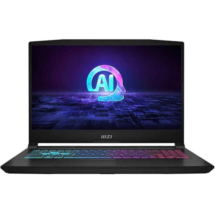 Laptop Gaming 15.6'' Katana A15 AI B8VF, FHD 144Hz, Procesor AMD Ryzen 7 8845HS (16M Cache, up to 5.1 GHz), 16GB DDR5, 512GB SSD, GeForce RTX 4060 8GB, Free DOS, Black