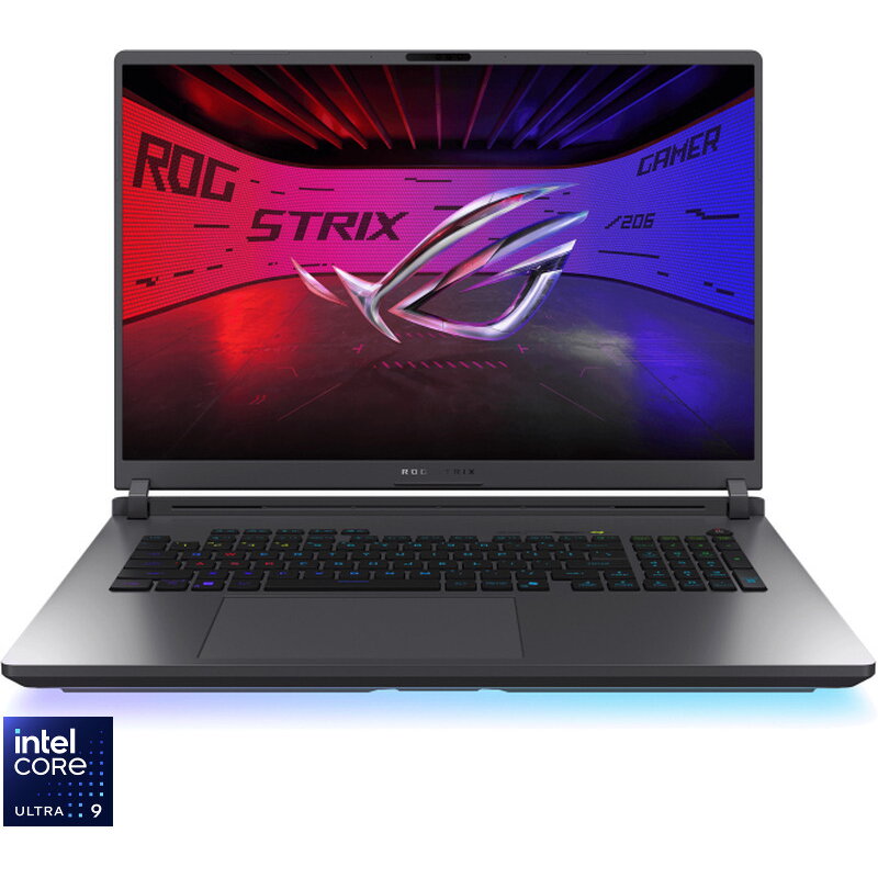 Laptop ROG Strix G18 18 inch Intel Core Ultra 9 275HX 32GB 2TB PCIe RTX 5070 Ti Free Dos Eclipse Gray