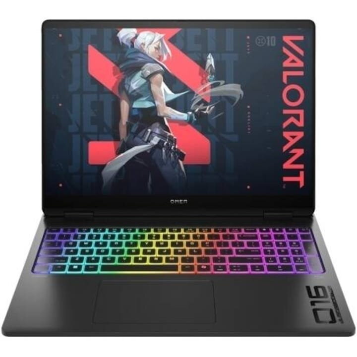 Laptop OMEN 16-ak0004nn 2.5K 16 inch AMD Ryzen AI 9 HX 375 32GB 1TB PCIe RTX 5070 Ti Free Dos Shadow Black