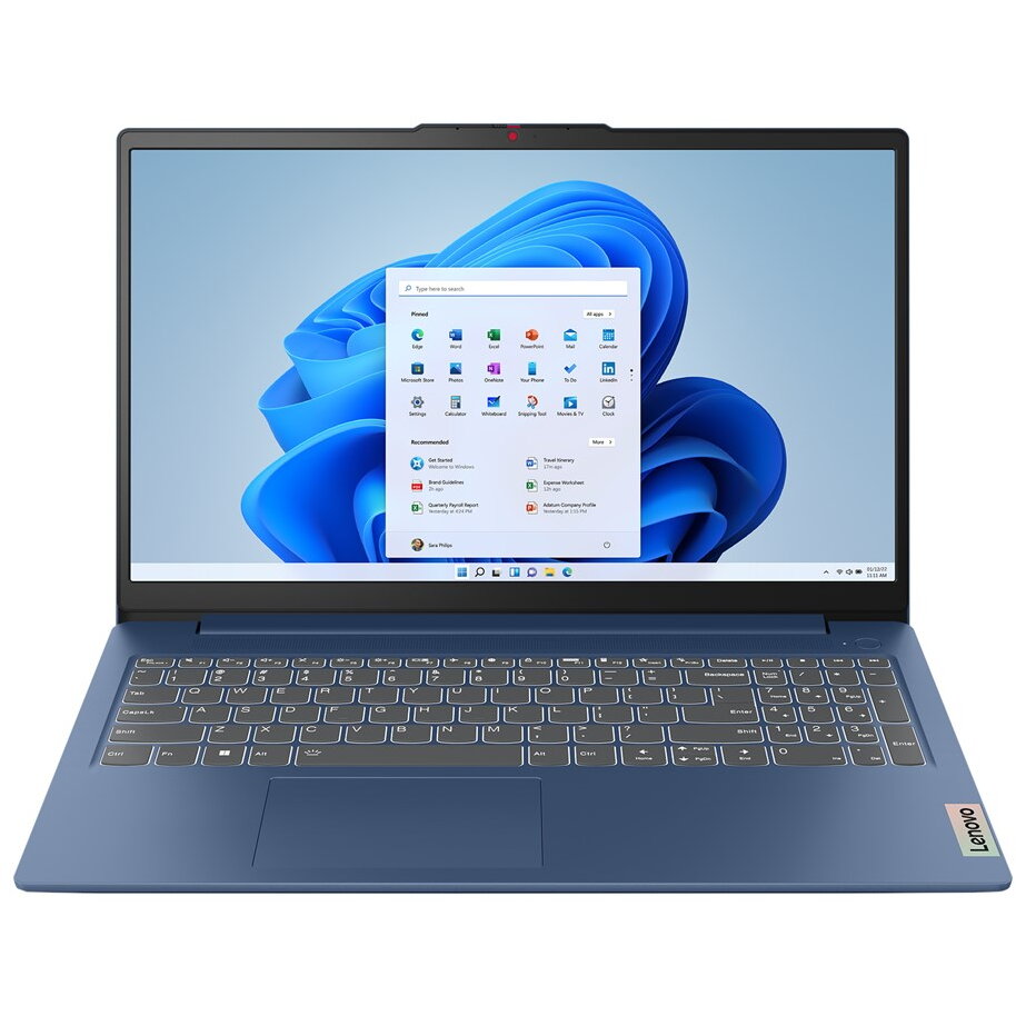 Laptop Ideapad Slim 3 FHD 15.6 inch Intel Core i5-12450H 16GB 512GB SSD Windows 11 Home Blue