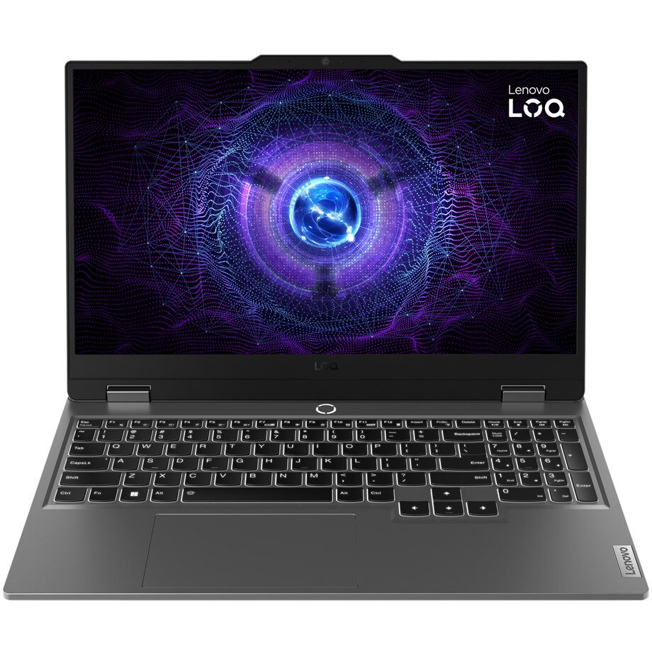 Laptop LOQ 15 FHD 15.6 inch Intel Core i5-12450HX 16GB 512GB SSD RTX 4050 Free Dos Luna Grey