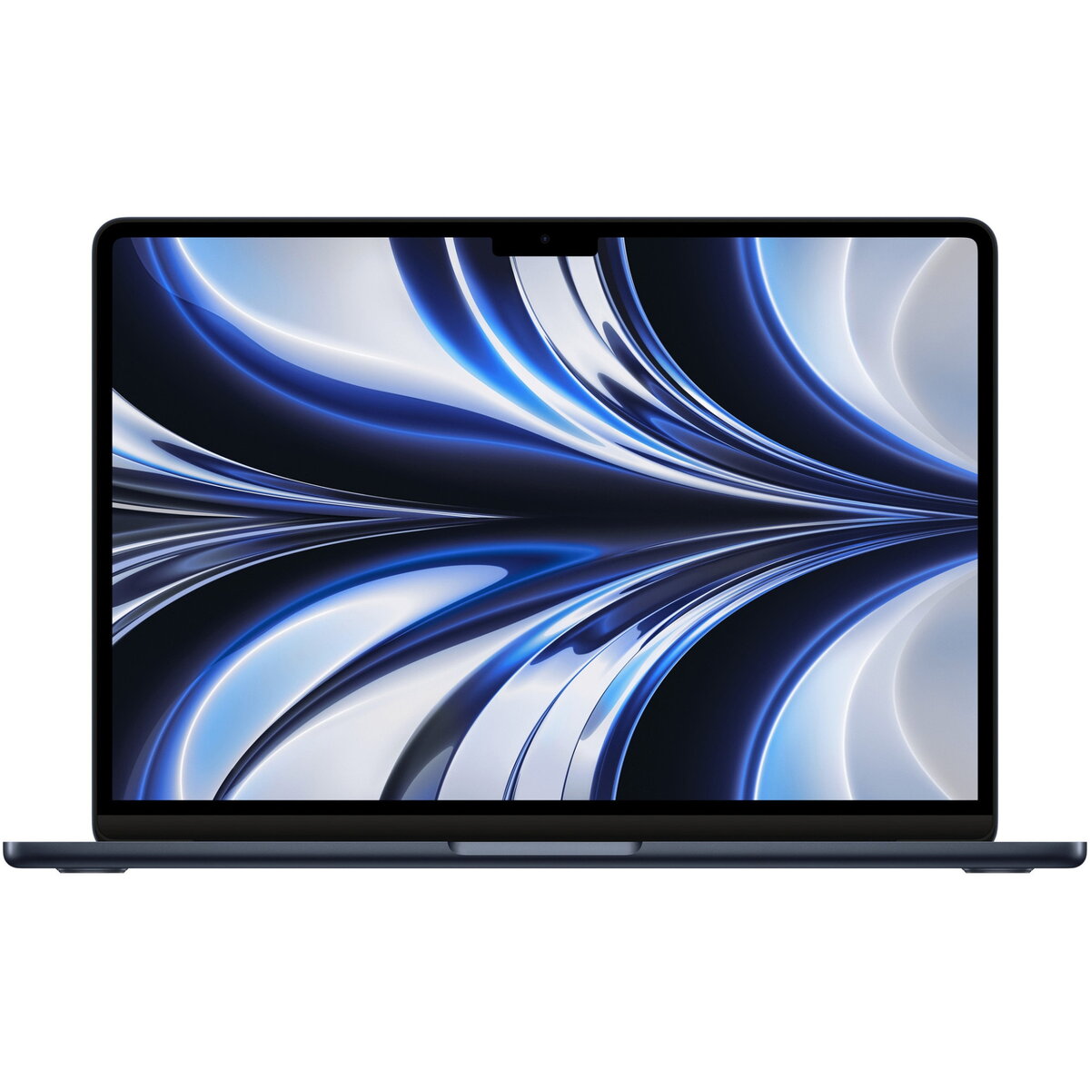 Laptop MacBook Air 13-inch cu procesor M2, 8 nuclee CPU si 10 nuclee GPU, 24 GB, 512GB SSD, Midnight, INT KB