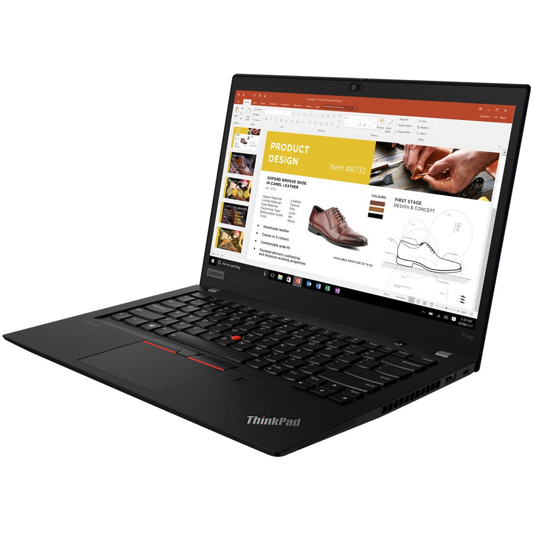 Laptop ThinkPad T14s G1 WUXGA 14 inch Intel Core Ultra 5 225U 16GB 512GB SSD Windows 11 Pro Black