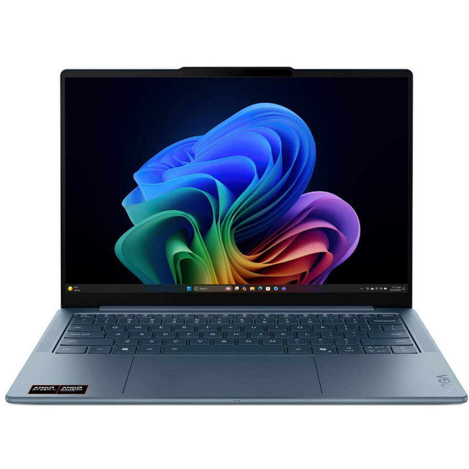 Laptop  Yoga Slim 7 14AKP10 Copilot+ PC AMD Ryzen AI 5 340 Laptop 35.6 cm (14) WUXGA 16 GB LPDDR5x-SDRAM 512 GB SSD Wi-Fi 7 (802.11be) Windows 11 Home Teal