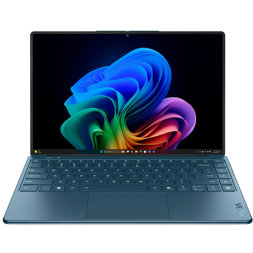 Laptop Lenovo YOGA Slim 9 14  Ultra 7 258V 14inch 4K OLED 120Hz Touch 32GB 1TB Windows 11 Home Albastru