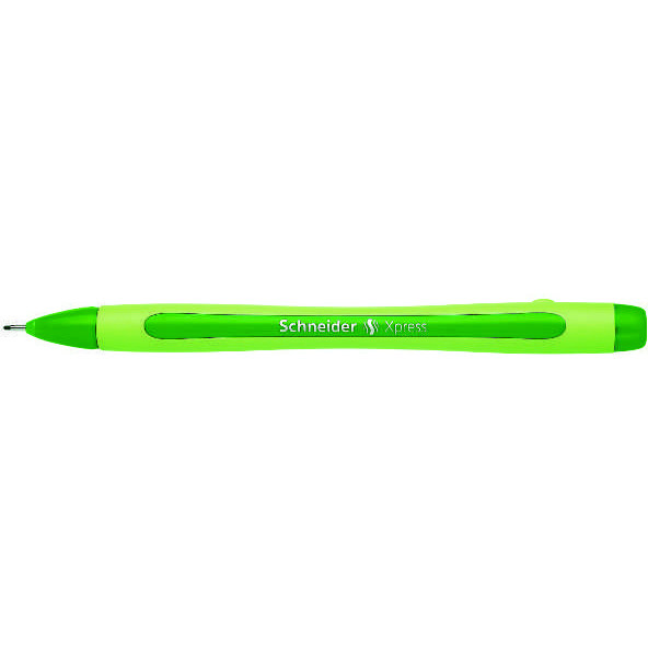Liner Schneider Xpress, rubber grip, varf fetru 0.8mm - verde