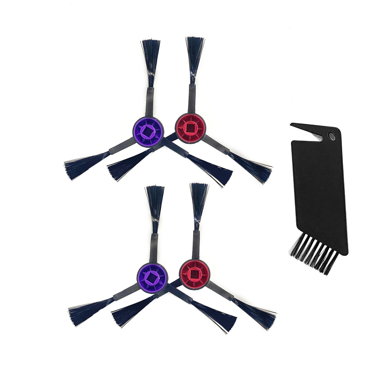 M9 Spare parts kit: 2x Side Brushes L, 2x Side Brushes R, 1x Cleaning Brush