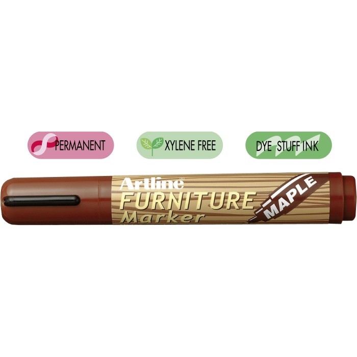 Marker Artline 95, pentru mobilier din lemn (retusuri), corp plastic, varf tesit 2.0-5.0mm - artar