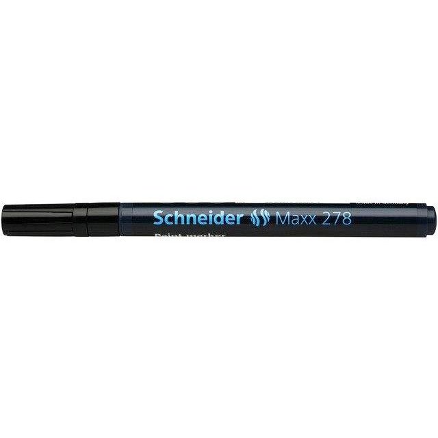 Marker cu vopsea SCHNEIDER Maxx 278, varf rotund 0.8mm - negru