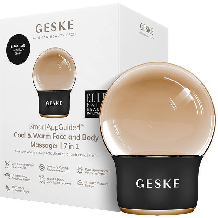 Masażer do twarzy i ciała Cool & Warm 7w1  (szary)