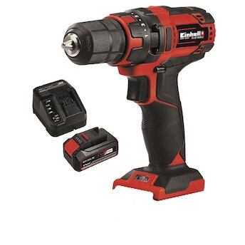 Masina de gaurit si insurubat Einhell Power X-Change TC-CD 18/35 Li - Kit, 18 V, 35 Nm, setari cuplu 21 trepte, acumulator 2,5 Ah si incarcator
