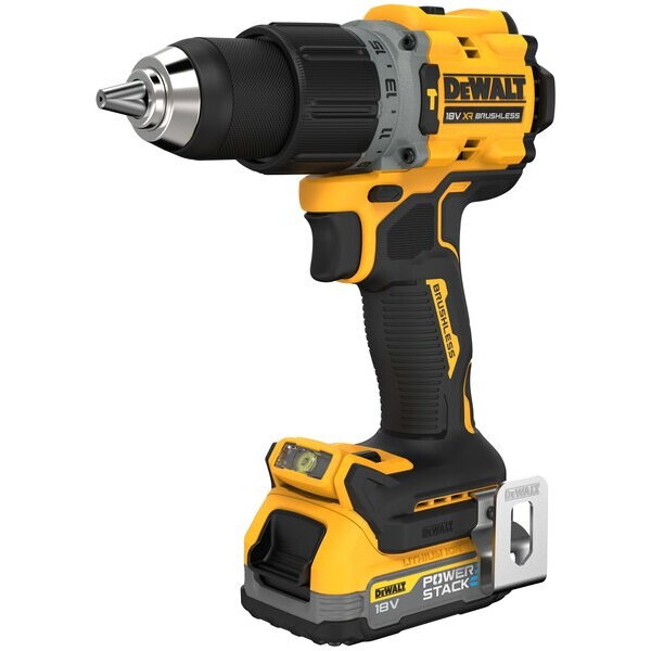 Cordless impact drill DCD805E2T, 18 volts (yellow/black, 2x POWERSTACK Li-Ion batteries 1.7 Ah, in T STAK box)