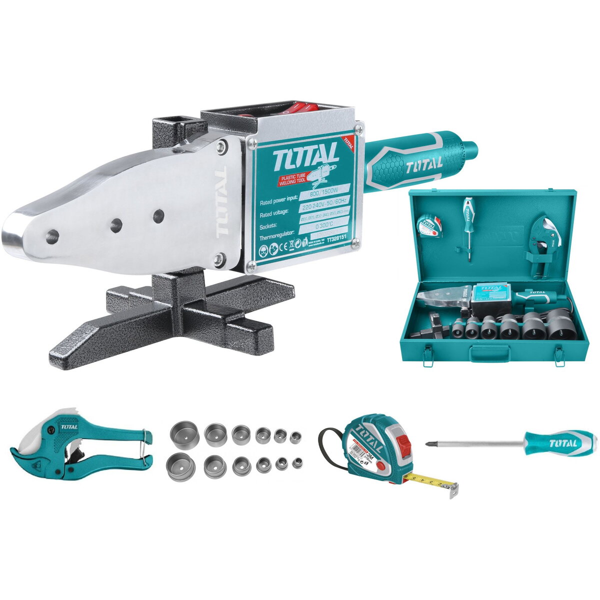 MASINA DE SUDAT TEVI TERMOPLASTICE PPR - 800W/1500W