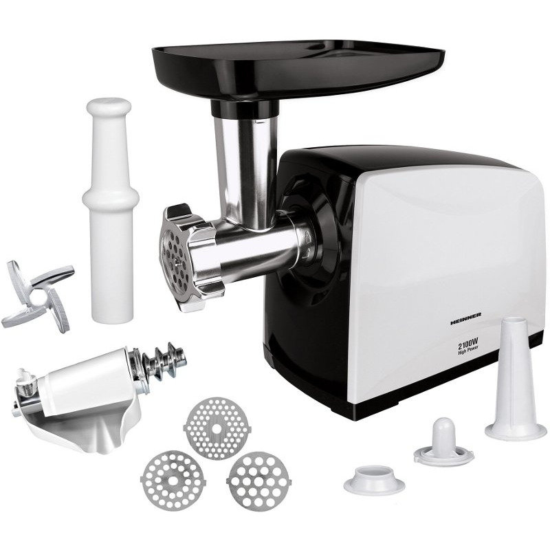 Masina de tocat MG-2100BKWH Weston White 2100W 1.8 kg/min Negru / Alb